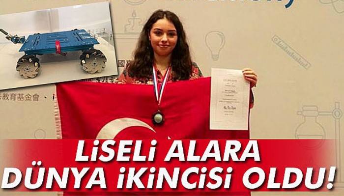  Liseli Alara dünya ikincisi oldu