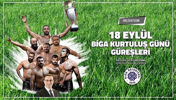 Biga'nın kurtuluş gününde yağlı pehlivan güreşleri heyecanı yaşanacak