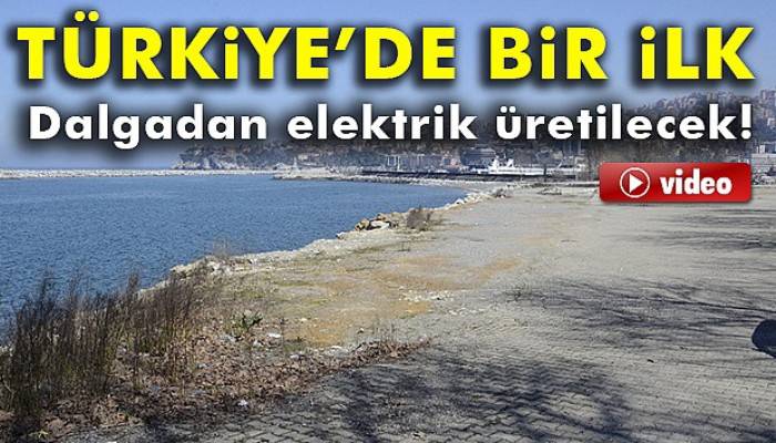  Türkiye’de bir ilk: Dalgadan elektrik üretilecek!