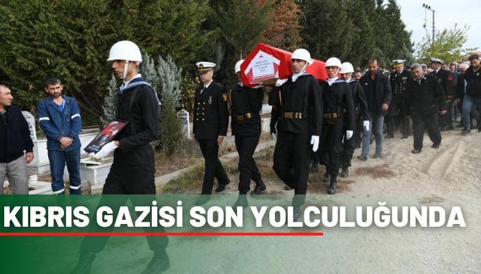 Kıbrıs Gazisi Son Yolculuğunda