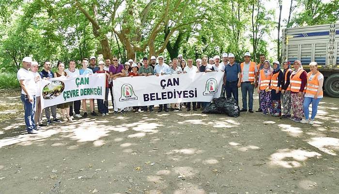 Temizlik timi işbaşında