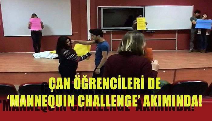  Öğrenciler de Mannequin Challenge akımına katıldı