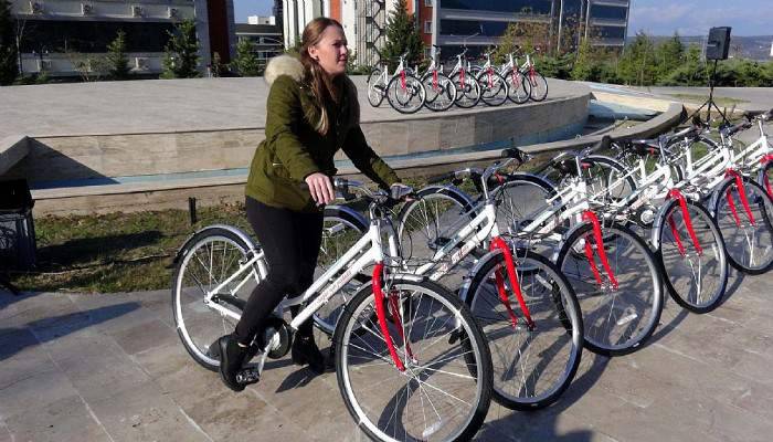 ÇOMÜ’lüler sağlıklı yaşam için pedal çevirecek