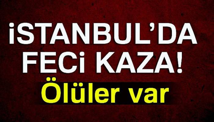  İstanbul TEM Otoyolu'nda feci kaza: 2 ölü, 1 yaralı