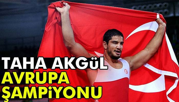  Taha Akgül, Avrupa Şampiyonu