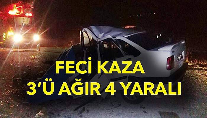 Çanakkale Çan ilçesinde feci kaza