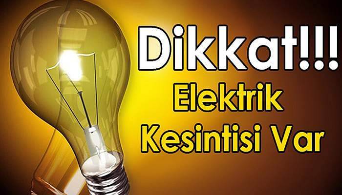 Lapseki'de haftasonu elektrik kesintisi!