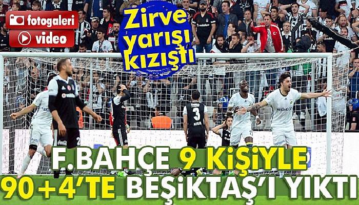 Beşiktaş 1-1 Fenerbahçe maçı geniş özeti 