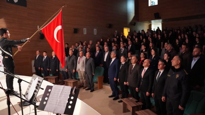 Çan’da İstiklal Marşının Kabulü Törenle Kutlandı