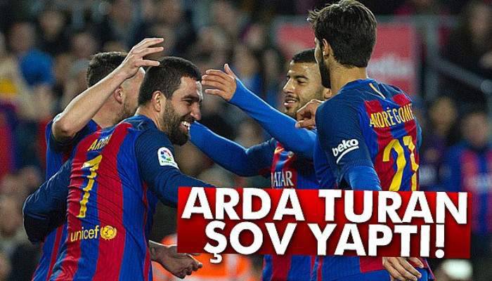  Arda Turan şov yaptı! 