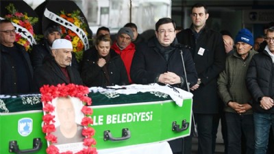 Belediye personeli Özsoy son yolculuğuna uğurlandı