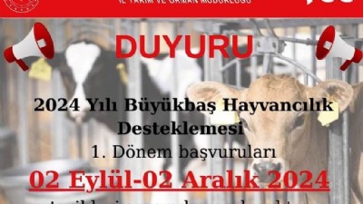 Hayvancılık Destekleme Programı Belli Oldu