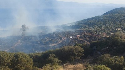 Behram Köyü'ndeki Yangında 93 Kişi Tahliye Edildi