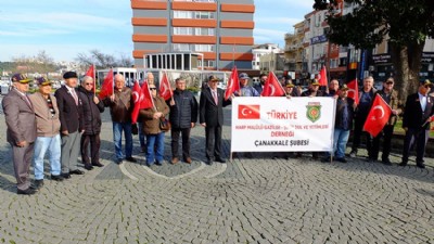 Şehit yakınları devlet övünç madalyalarını çıkardı “Terör örgütü lideri serbest bırakılamaz” (videolu)