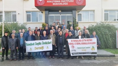 Eceabat zeytin üreticileri eğitim gezisinde buluştu