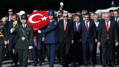 Anıtkabir’de tören düzenlendi