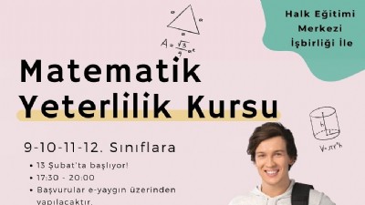 Ücretsiz Matematik Yeterlilik Kursu Başlıyor