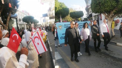 KKTC’de, Çanakkale Ruhu’yla 50. yıl coşkusuna ortak oldular